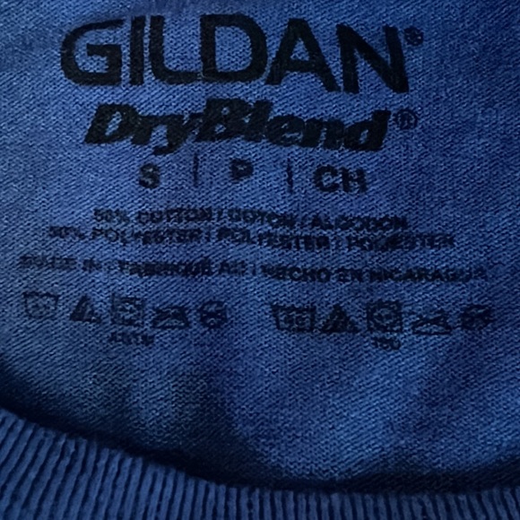 NWOT Blue “I Pooped Today!” tee, S - Picture 5 of 6